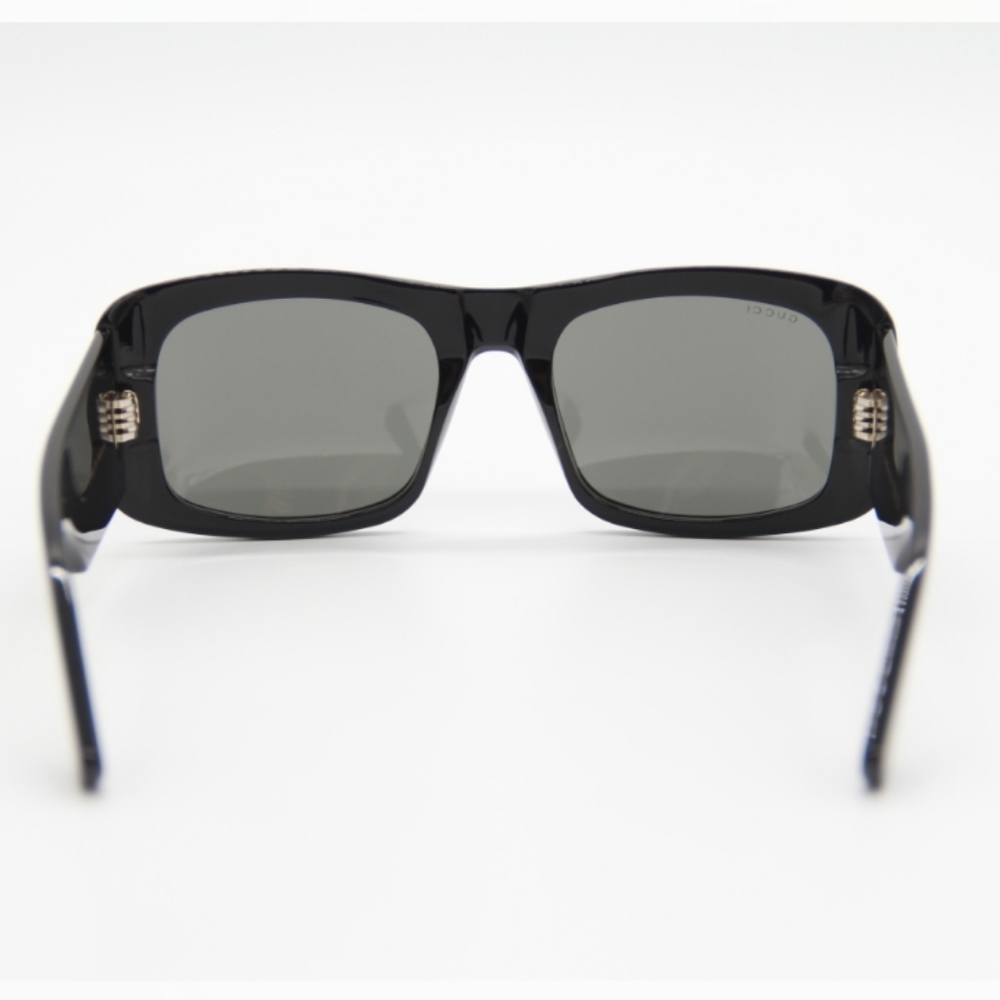 NEW GUCCI BLACK UNISEX SUNGLASSES  GG1080S 001 GUCCI OVERSIZED EYEWEAR - Picture 6 of 12